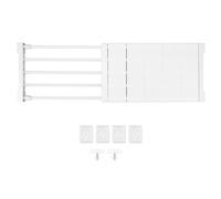 Étagère de tension de placard, tube en acier PP, séparateur de placard réglable, support de rangement extensible, organisateur, cintre robuste pour armoire, armoire (50 à 80 cm / 19,7 à 31,5 pouces