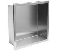 Étagère D'Encastrement Pour Salle de Bains Rea 30X30 Brush Steel 30X30X10 Brush Steel