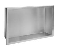 Étagère D'Encastrement Pour Salle de Bains Rea 30X45 Brush Steel 30X45X10 Brush Steel