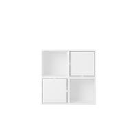 Étagère D'entrée Empilée Configuration 4 Blanc