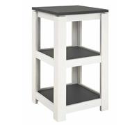Étagère Design 3 Niveaux Granit 74cm Blanc