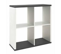 Étagère Design 4 Cases "Granit" 86cm Blanc
