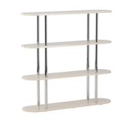 Étagère Design 4 Niveaux Zino 120cm Blanc
