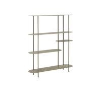 Étagère Design 5 Niveaux Saturn 139cm Taupe