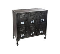Atmosphera – Meuble Sevin – 6 portes – métal noir
