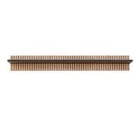 AC-Déco Étagère murale Liam en bois Beige-noir L 160 x H 20 x P 25 cm