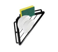Étagère d'évier d'angle,Étagère d'évier d'angle Support de vidange | Triangle Lavabo Support d'angle pour la maison Cuisine Farmhouse Daily Apartment Noir