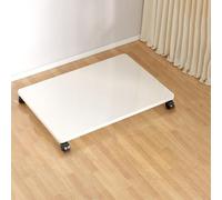Étagère d'imprimante sous le bureau avec roulettes - Support mobile pour imprimante, copieur et support CPU