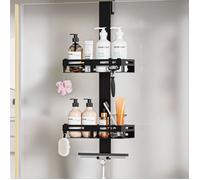 Étagère Douche à Suspendre Pte Shampoing Douche a Suspendre Noir Rangement Douche Suspendu pour Pte Jusqu'à B-noir b-noir PATERE