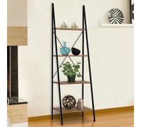 Etagère Échelle 4 Niveaux Dayton Effet Vieilli Design Industriel 170 Cm Multicolore