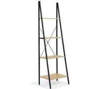 Etagère échelle 4 niveaux DETROIT design industriel Marron G