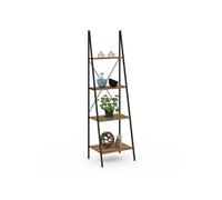 Etagère Échelle 4 Niveaux Dayton Effet Vieilli Design Industriel 170 Cm Multicolore