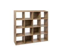 Paris Prix – Étagère en bois Mix 'n Modul 16 cases – Naturel