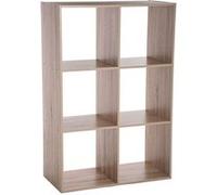 Étagère en bois 6 cases Mix coloris naturel 5five Marron G