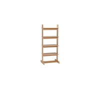 Étagère en bois clair beige, 4 étagères, à poser, droite - Hübsch, Forma - 59x45x142 cm