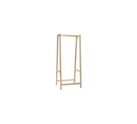 Étagère en bois de chêne clair beige, avec penderie, à poser, droite - Hübsch, Acorn - 70x66x170 cm