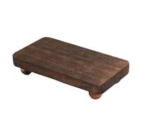 Étagère en bois empilable - Bloc d'affichage classique 10 x 7 x 4,3 cm, piédestal durable, organisateur minimaliste avec brillante | Support chic pour bouteille de parfum succulente figurant