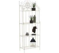 Étagère en fer forgé Flora - Couleur Crème antique Crème antique G