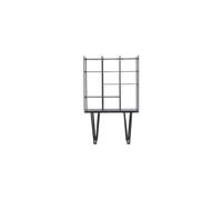 Étagère en métal noir, 6 étagères, à poser - House Doctor, Rawi - 35x130x210 cm