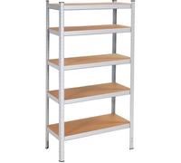 Étagère en métal - SPRINGOS - 5 tablettes - 180x90x40 cm - Charge max. 875 kg - MDF