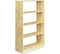 IDIMEX Etagère Regale étagère sur Pied avec 5 tablettes, en pin Massif, Vernis Naturel