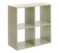 Atmosphera – Étagère enfant Mix'n Modul – 4 cases – 63,6 x 30 x 63,6 cm – Vert