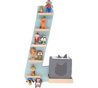 Étagère enfant Lettre L / Accrochage pour Tonie Box and Tonie Figures / Espace Saving Shelf / H. 47 x W. 32 x D. 19 / Wall Shelf Music Box and Figures Storage Magnetic Inserts / Storage Shelf Wood