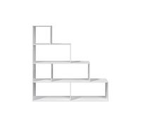 Etagère escalier ANAÏS 7 cases L145cm x H145cm - Blanc
