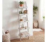 Étagère Étagère à plantes Porte-fleurs, 169x43x32cm, look shabby, vintage ~ blanc