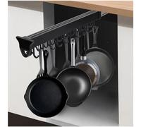 Étagère extractible pour casseroles et poêles, rangement de cuisine peu encombrant, accès facile à suspendre, 55,9 cm