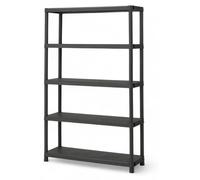 Étagère fixe en résine 49 x 90 x 188 cm (h) - 5 tablettes - capacité de charge 300 kg