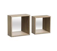 ETAGERE FIXY Miroir Cube NAT X2