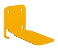Étagère Flottante 24 Pièces Jaune Moutarde en Acier | Fixation murale,design gain de place,finition mate,bords surélevés,entretien facile