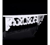 Étagère Flottante Creuse Blanche, Présentoir Mural Durable pour Meubles de Salon et de Maison
