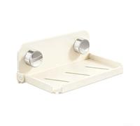 Étagère flottante en acrylique avec ventouse pour salle de bain et cuisine | Support mural transparent pour téléphone et organiseur en éponge avec rangement minimaliste moderne