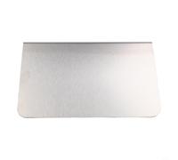 Étagère flottante en aluminium pour rangement mural, petit présentoir en métal avec installation sans perçage, finition argent mat pour objets de collection, photos, œuvres d'art (argent)