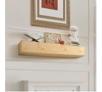 VEVOR Étagère Flottante Murale de Cheminée, 182,8x20,3x12,7 cm, Manteau de Cheminée Flottant en Bois Naturel, Capacité de Charge 22,7 kg, Fabriqué à la Main, pour Décoration Murale, Rustique Naturel