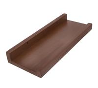 Étagère Flottante Murale en Bois Marron, Design Rustique Compact | Rangement Mural Discret, Surface Lisse, Effet Visuel Moderne, pour Bougies et Parfums en Location