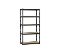 VEVOR Étagère de Rangement, 907 kg, Étagère de Garage Métallique à 5 Niveaux Réglables, 406x813x1596 mm, Meuble Rayonnages de Stockage Utilitaire pour Garage, Cuisine, Atelier, Sous-sol, Entrepôt