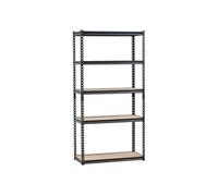 VEVOR Étagère de Rangement, 907 kg, Étagère de Garage Métallique à 5 Niveaux Réglables, 406x914x1813 mm, Meuble Rayonnages de Stockage Utilitaire pour Garage, Cuisine, Atelier, Sous-sol, Entrepôt