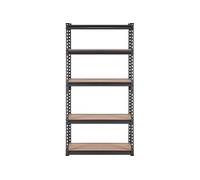 VEVOR Étagère de Rangement 5 Niveaux Réglables Étagère de Garage Métallique de Charge Lourde 907,2 kg 75x30x152 cm Meuble Rayonnages de Stockage pour Cuisine Atelier Sous-sol Salle de bain Buanderie