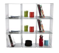 Étagère grillagée set 4 Panton Wire 9 moduls à 34.8x34.8x34.8cm