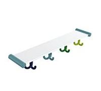 Etagère Hewi 800.03.40499 avec crochet triple, 4 places, blanc pur