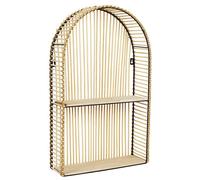 Etagere - HOME DECO FACTORY - JAVA - Compartimentée - Noir et Beige