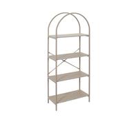 Etagere - HOME DECO FACTORY - Terra Nova - 4 Niveaux - Arche - Blanc et Beige