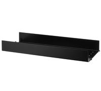 Étagère individuelle en métal bord haut L 58 cm String Furniture Noir - 7350038272713