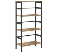 Vidaxl Étagère Chêne Artisanal 60 X 29,5 X 115 Cm Bois D'ingénierie