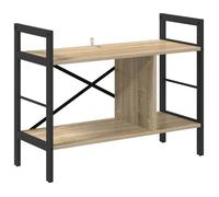 Étagère industrielle en bois d'ingénierie - vidaXL - Chêne sonoma - 75x30x58,5 cm - 3 étagères