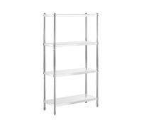Étagère inox - 100 x 40 x 180 cm - Royal Catering - 200 kg