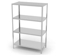Étagère inox Hendi 4 niveaux 180x100x50 cm